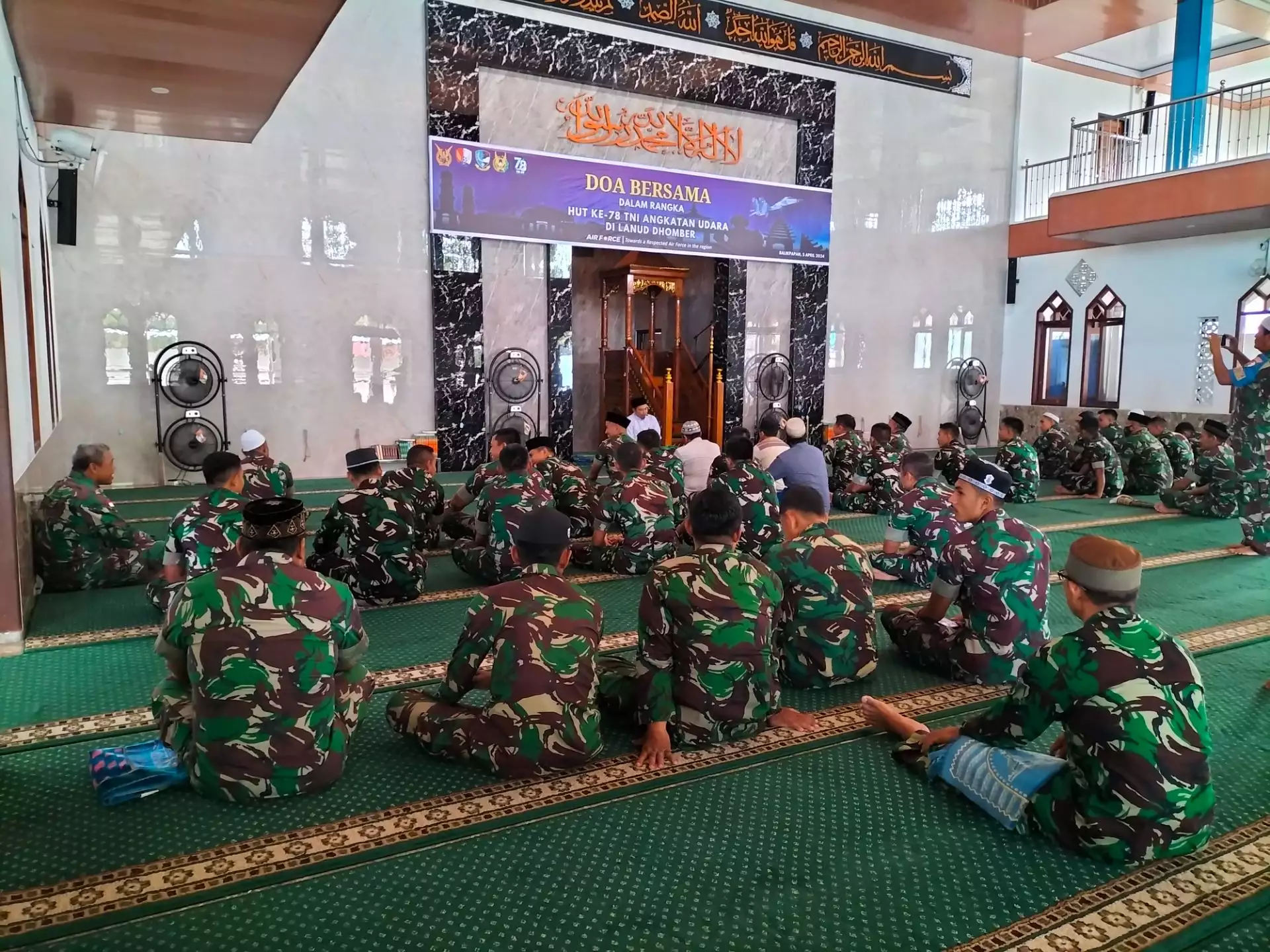 Lanud Dhomber Gelar Doa Bersama Dalam Rangka Hut Ke Tni Au