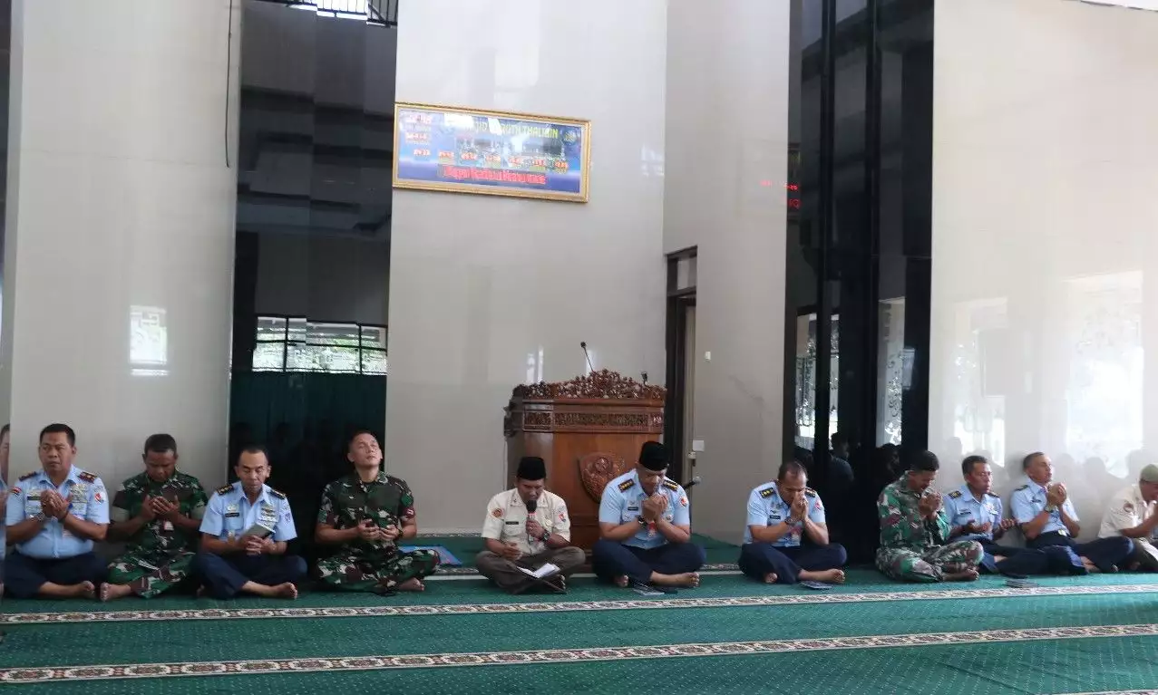 Jelang Hari Bakti Ke Tni Au Lanud Sulaiman Gelar Doa Bersama