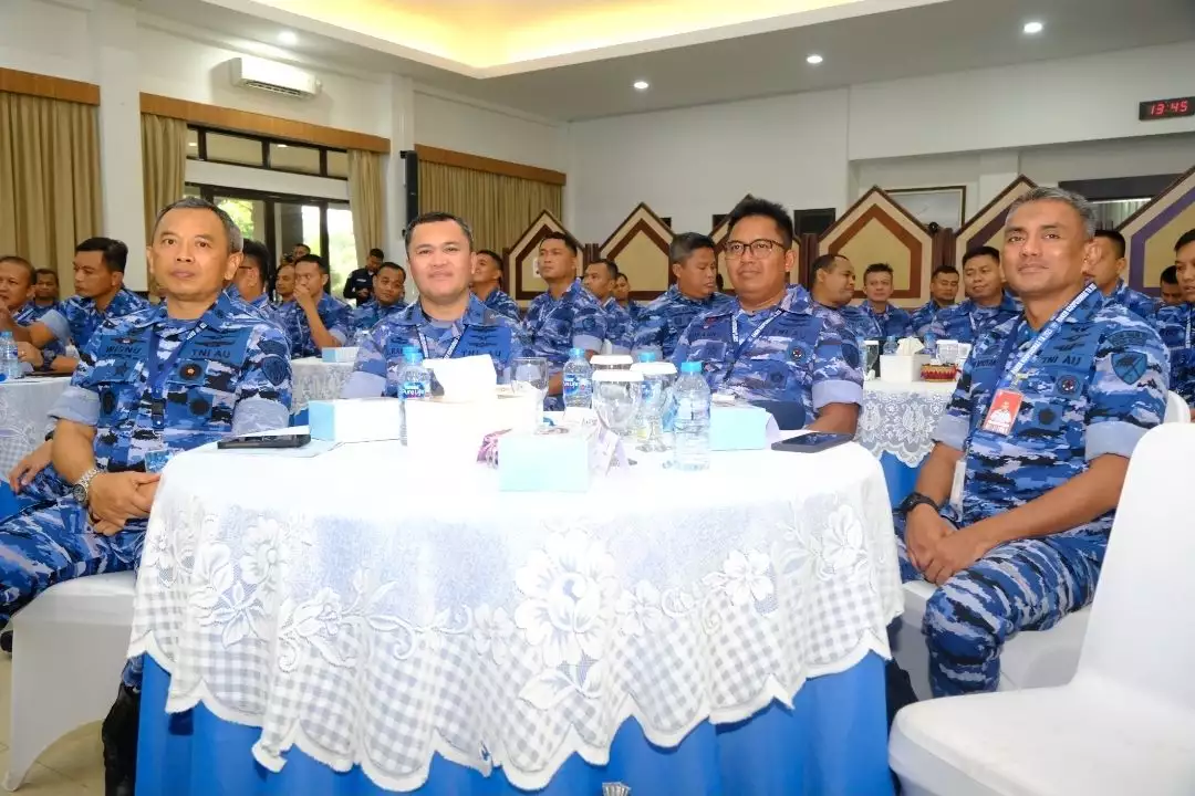 Danlanud Yohanis Kapiyau Timika Hadiri Rapat Kerja Komando Operasi