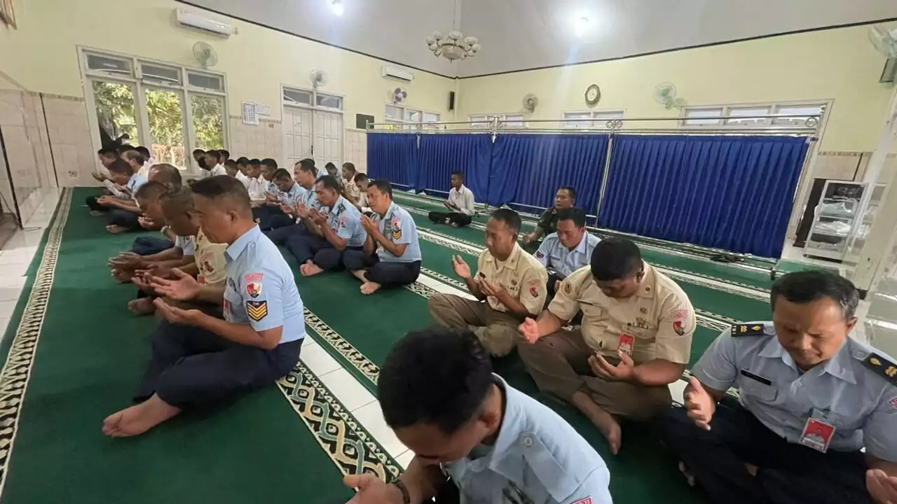 JELANG HUT TNI KE-78 LANUD JENDERAL BESAR SOEDIRMAN GELAR DOA BERSAMA.