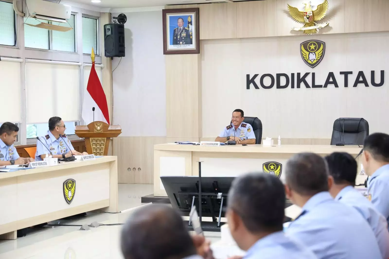 Wadan Kodiklatau Pimpin Rapat Evaluasi Latihan Survival Tempur Tni Au Ta