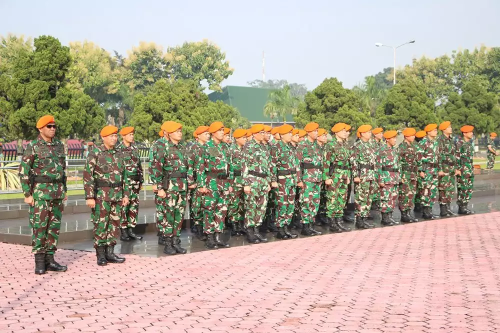 Dankopasgat Pimpin Acara Laporan Korps Raport Kenaikan Pangkat