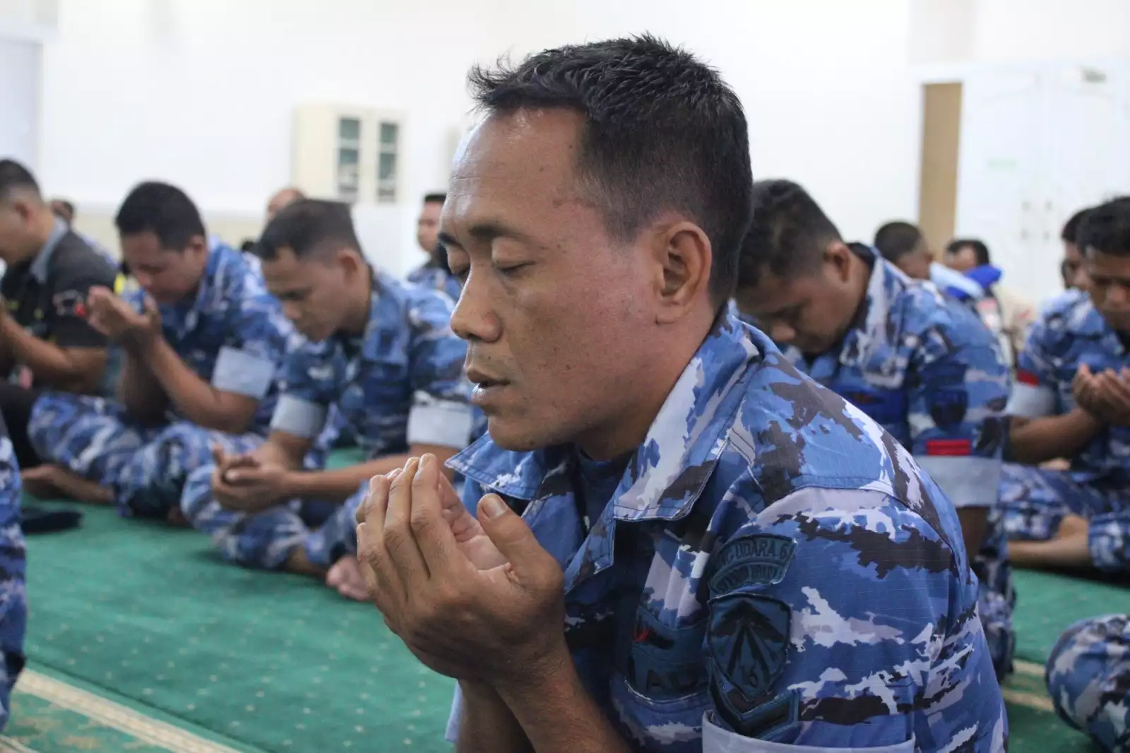 Lanud Roesmin Nurjadin Adakan Pengajian Perdana Paska Libur Idul Fitri