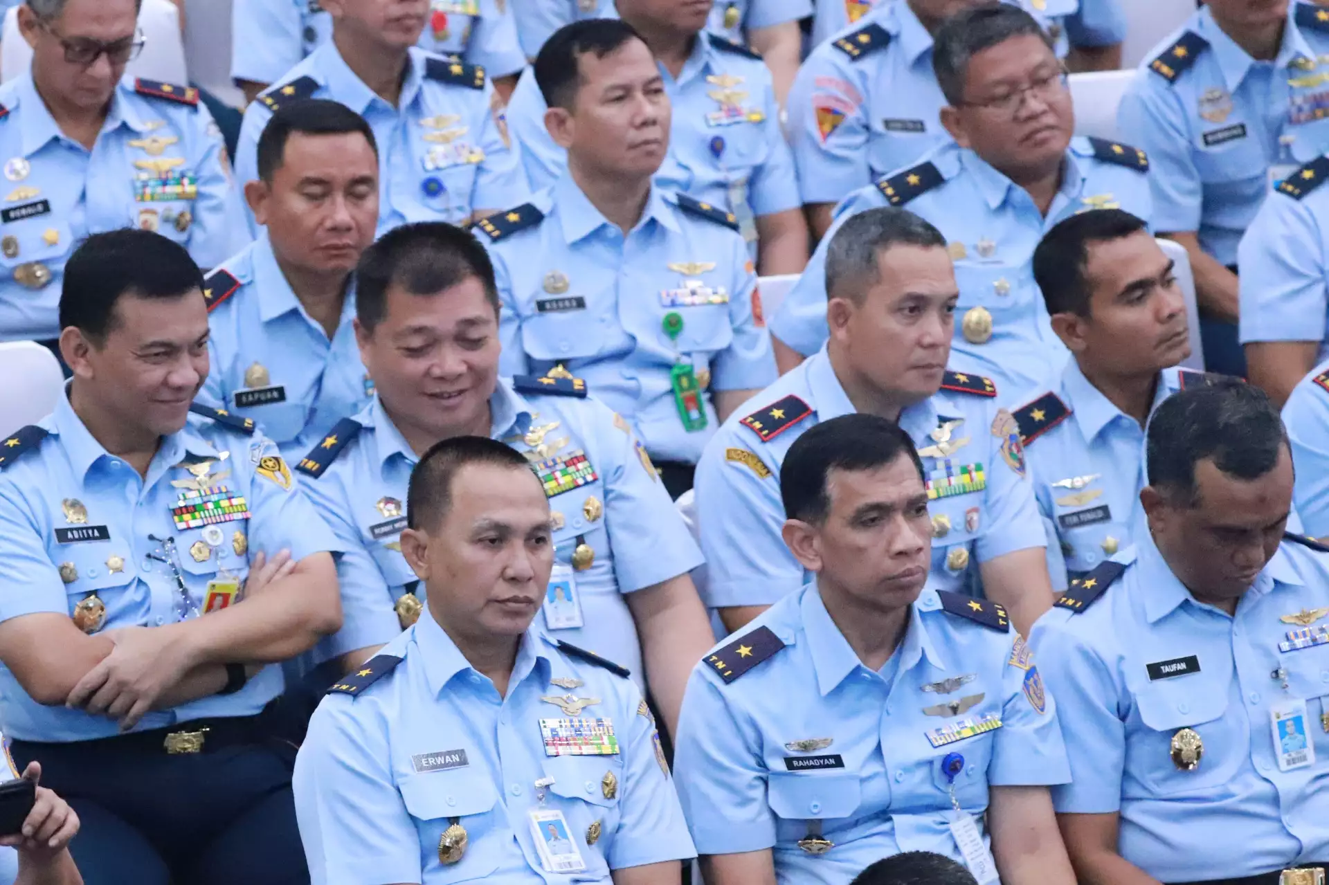 Danlanud Roesmin Nurjadin Ikuti Exit Briefing Kepala Staf Angkatan Udara