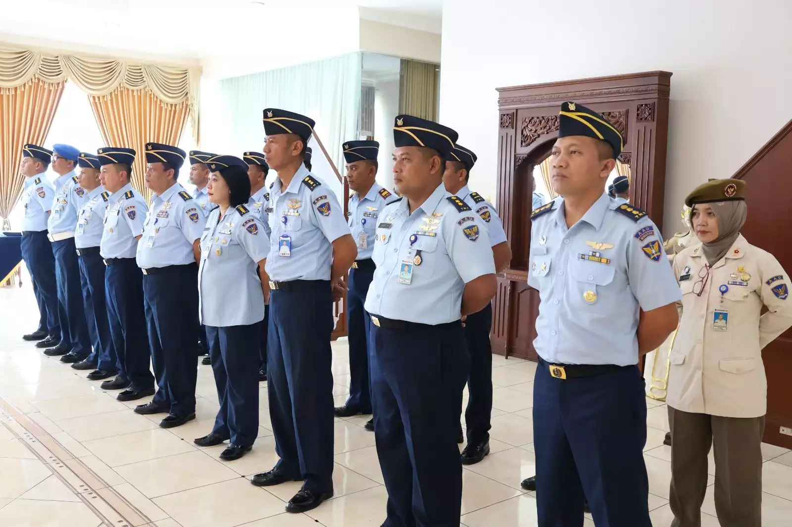 Gubernur Aau Terima Laporan Korps Kenaikan Pangkat Perwira Dan Pns