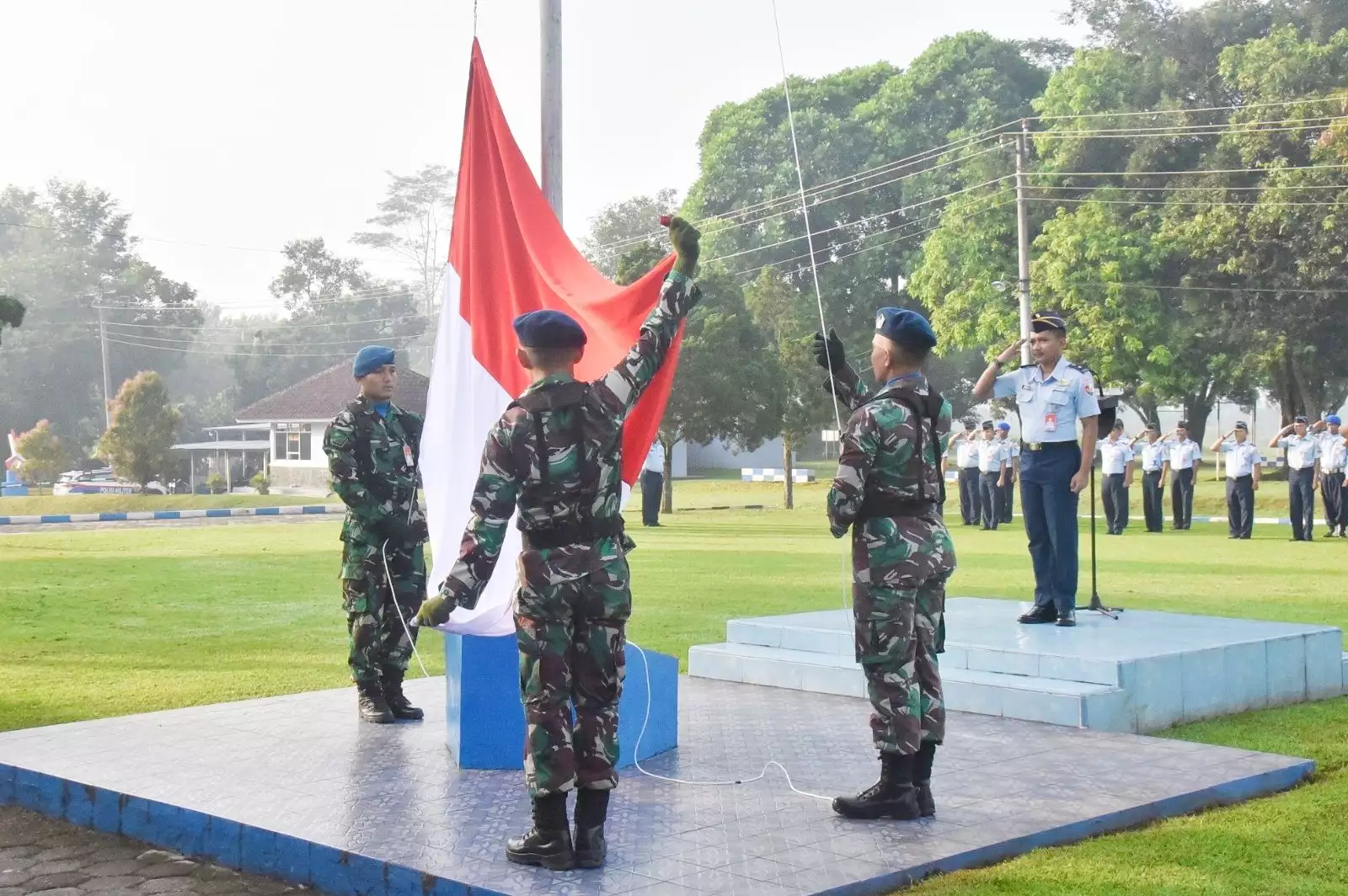 Pupuk Jiwa Nasionalisme, Lanud Jenderal Besar Soedirman Laksanakan ...